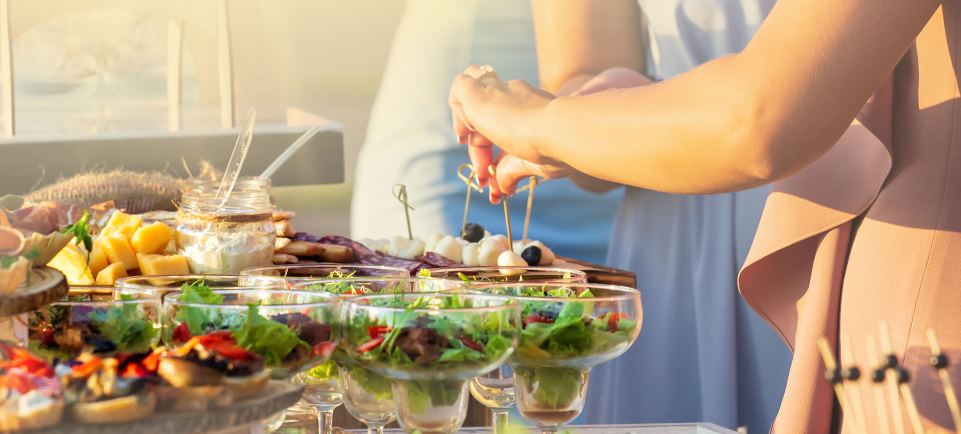 Catering - Essen bestellen für Hochzeitsfeier, Familienfeier oder Firmenjubiläum